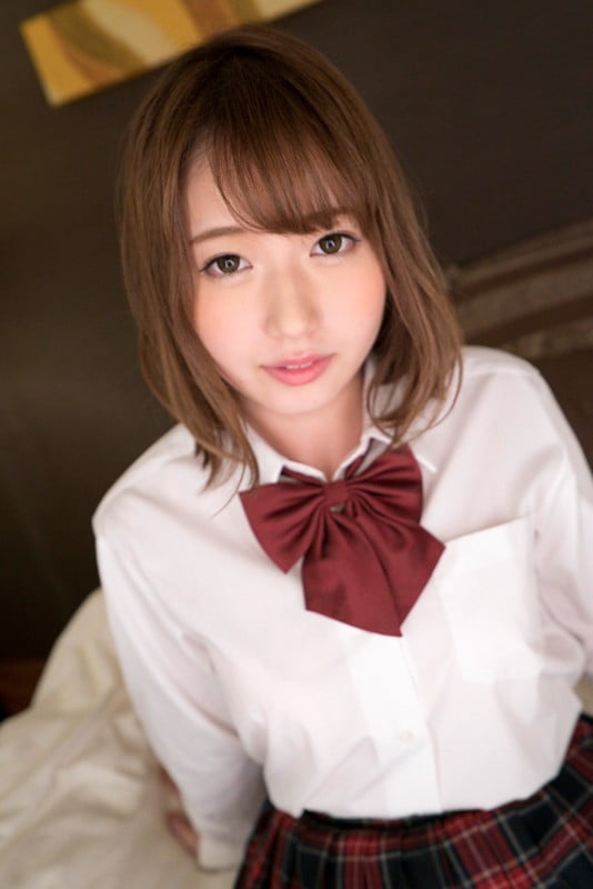 望月あられ　JK制服