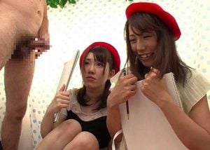 おちんちんスケッチさせられるお嬢さまｗｗ女がペニスを見た反応ｗｗ